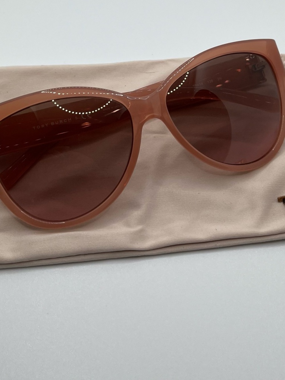 Tory Burch Women's Sunglasses - Rose Peach Frame with Rose Lenses